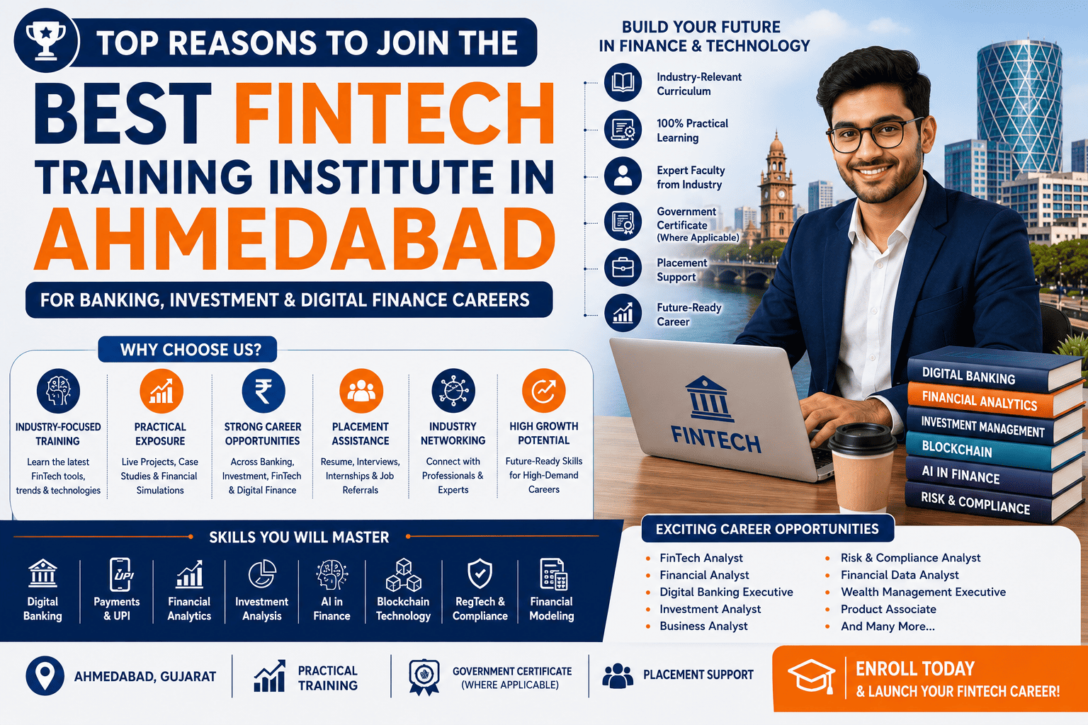 Top Reasons to Join the Best FinTech Training Institute in Ahmedabad for Banking, Investment & Digital Finance Careers (2026 Guide)