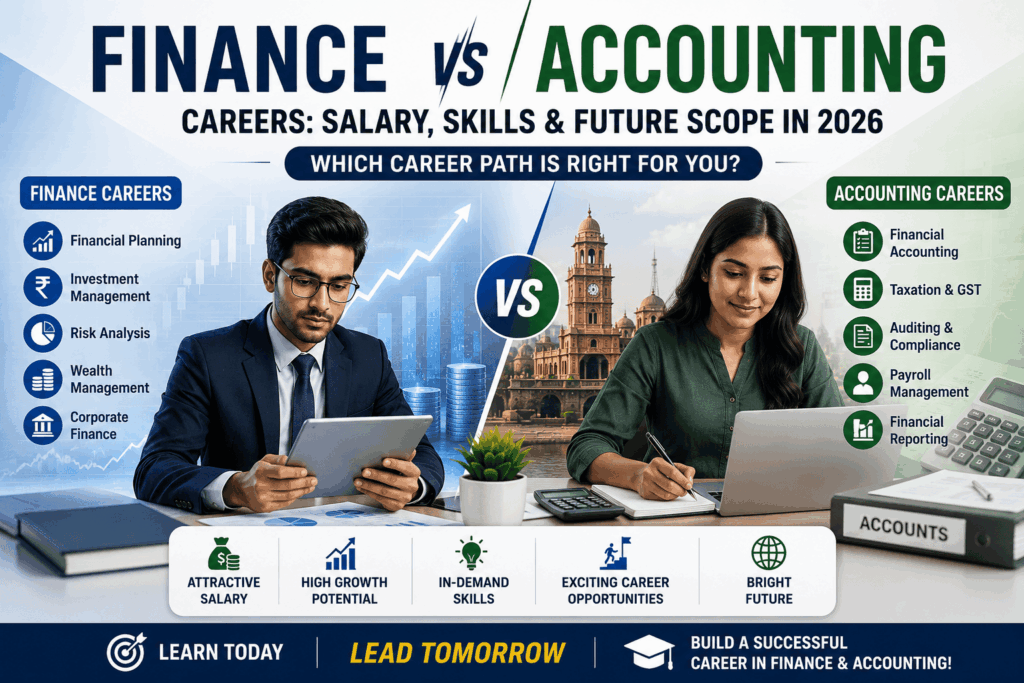 Finance vs Accounting Careers