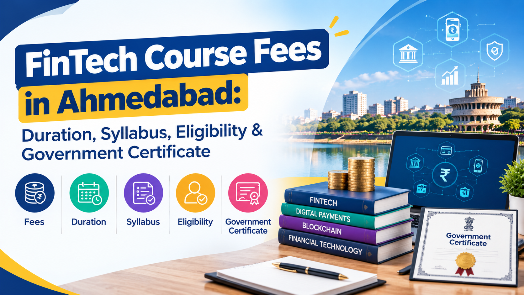 FinTech Course Fees in Ahmedabad: Duration, Syllabus, Eligibility & Government Certificate