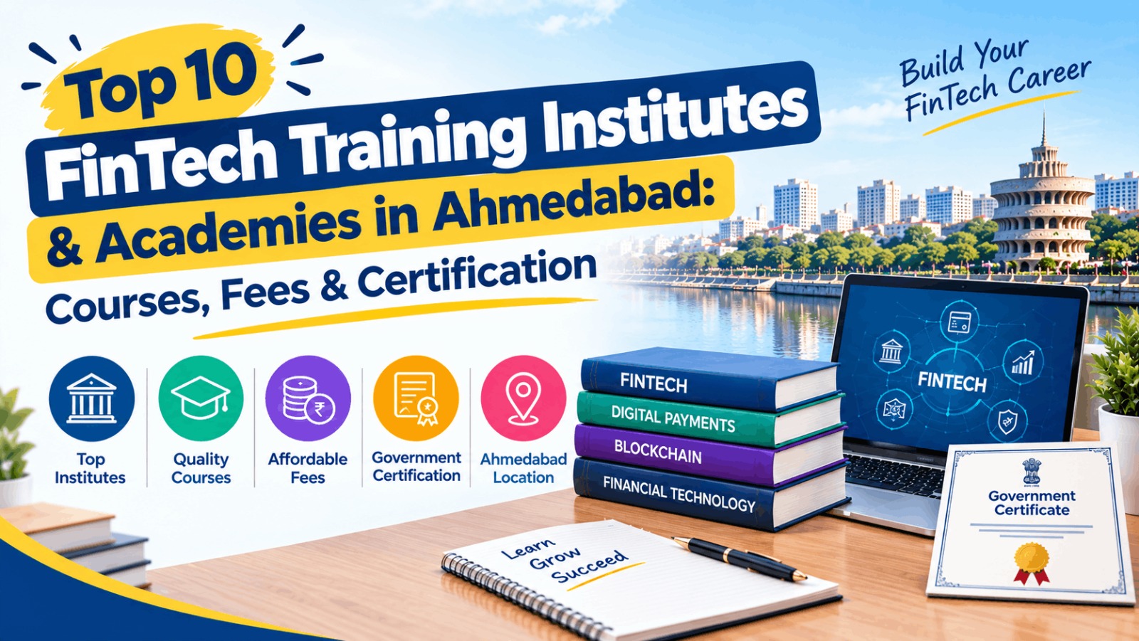 Top 10 FinTech Training Institutes & Academies in Ahmedabad: Courses, Fees & Certification