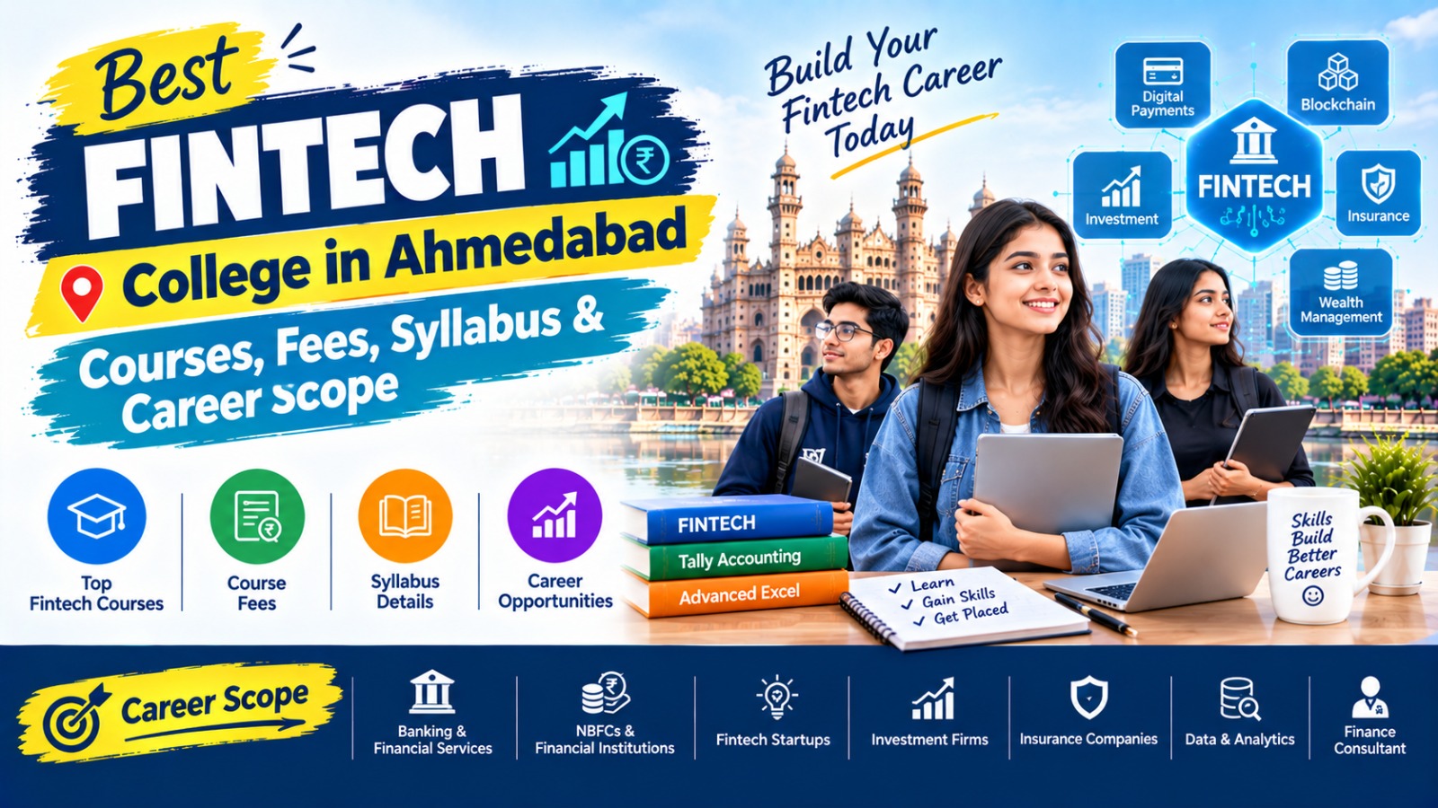 Best FINTECH College in Ahmedabad: Courses, Fees, Syllabus & Career Scope