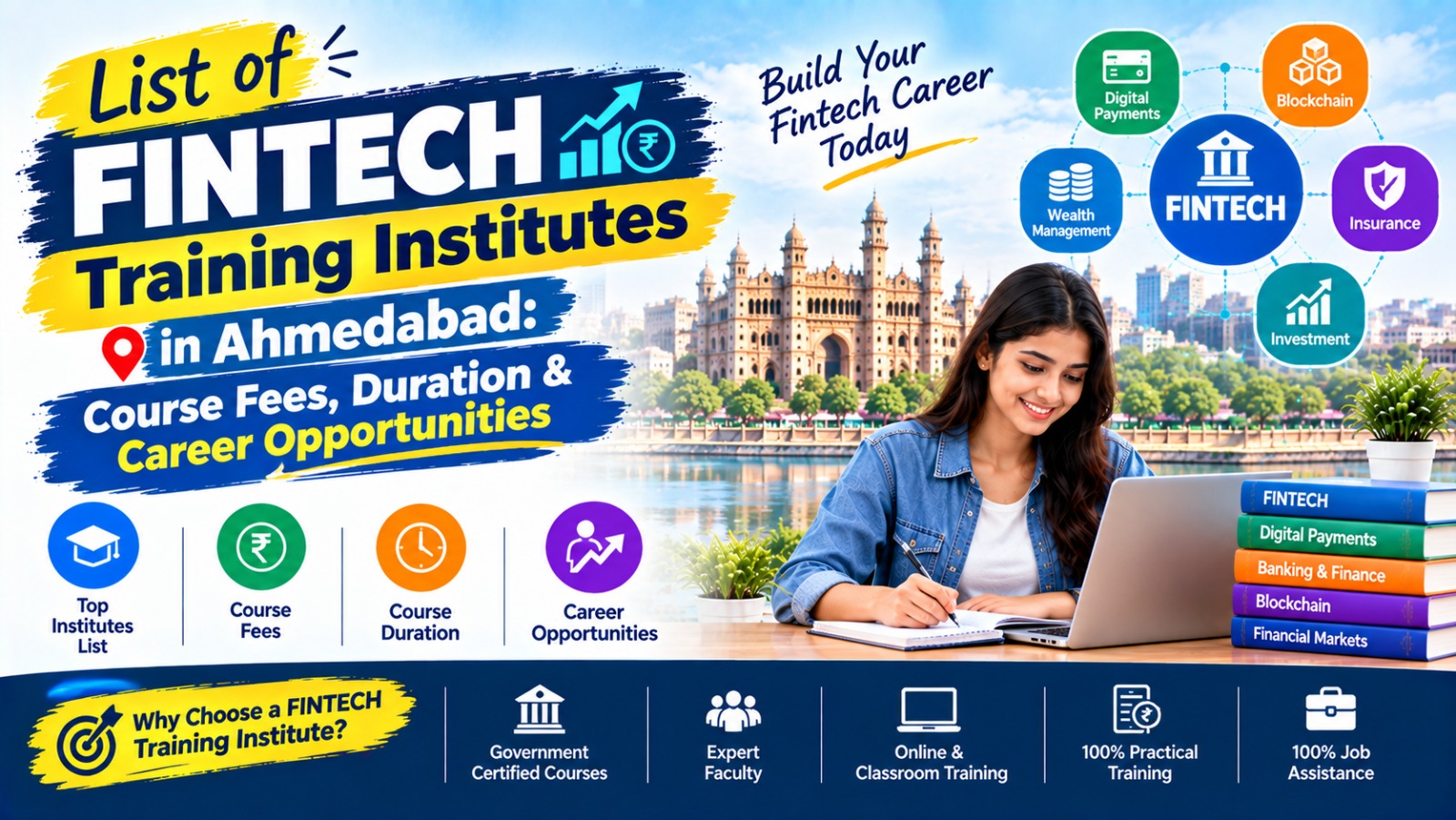 List of FINTECH Training Institutes in Ahmedabad: Course Fees, Duration & Career Opportunities