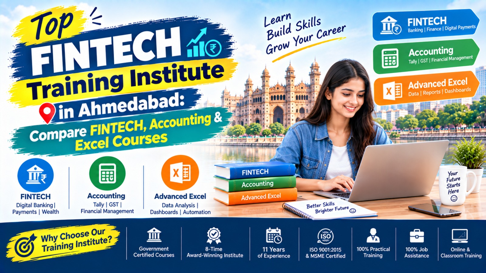 Top FINTECH Training Institute in Ahmedabad: Compare FINTECH, Accounting & Excel Courses