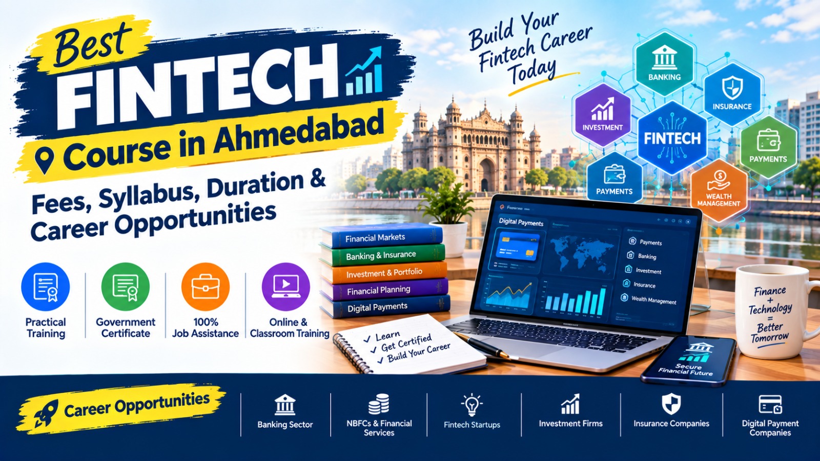 Best FINTECH Course in Ahmedabad: Fees, Syllabus, Duration & Career Opportunities