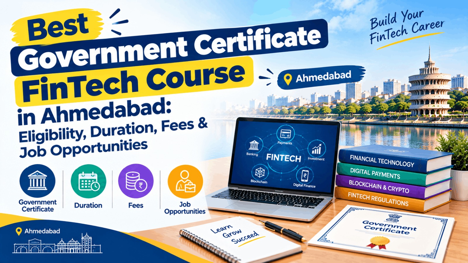 Best Government Certificate FinTech Course in Ahmedabad: Eligibility, Duration, Fees & Job Opportunities